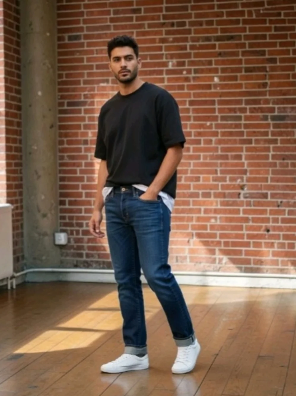 Lucky Brand 110 Selvedge Jeans 33x32 Candiani Italy Skinny Maers Way Dark EUC - Picture 3 of 8
